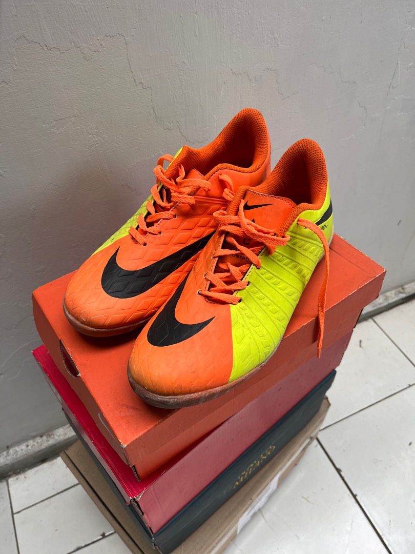 Sepatu futsal nike hypervenom orange cheap