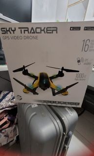 Sky tracker drone with box