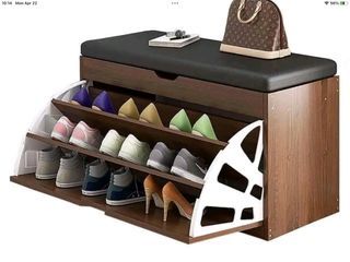 Sofa with shoe cabinet