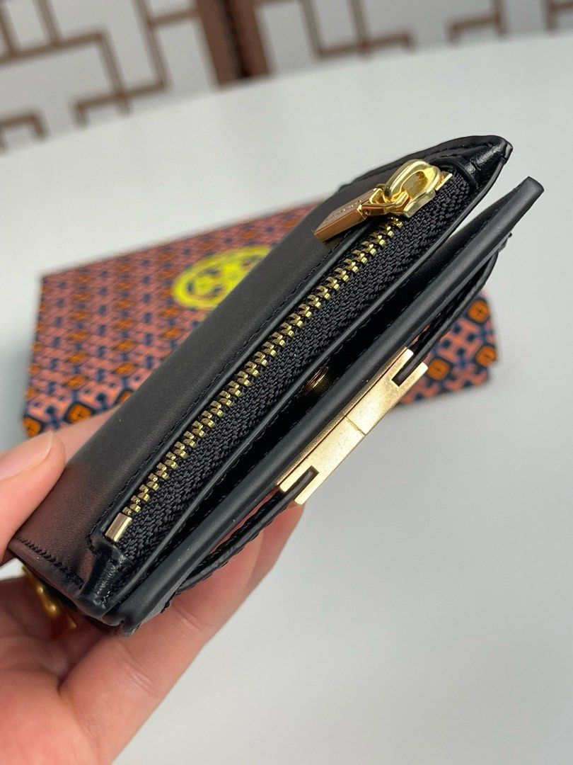 Tory burch zip wallet new arrivals