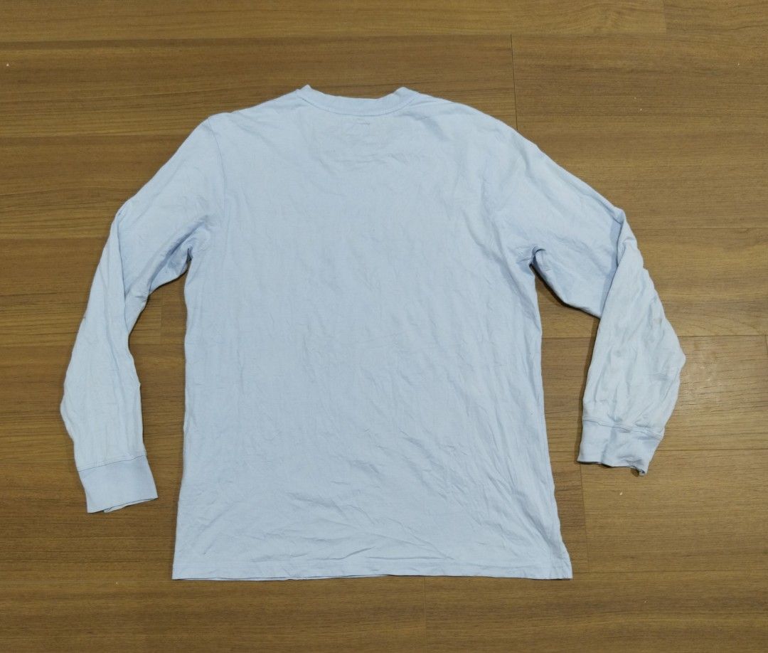 Supreme international light blue long sleeve tshirt