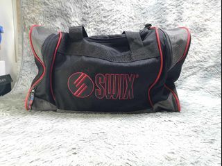 Swix Black Zipper Closure Duffel Bag