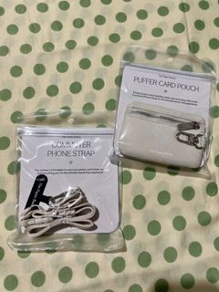The Paper Bunny Puffer Card Pouch and Commuter Phone Strap