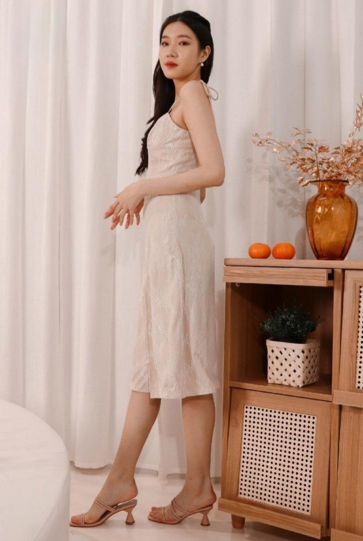 Lana lace midi dress discount