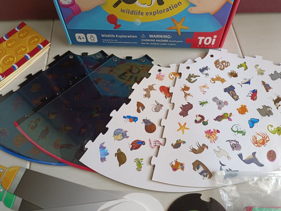 Toi find it out board game (blue), Hobbies & Toys, Toys & Games on Carousell