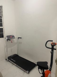 Treadmill w/ free exercise bike