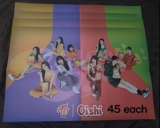 TWICE Oishi Poster