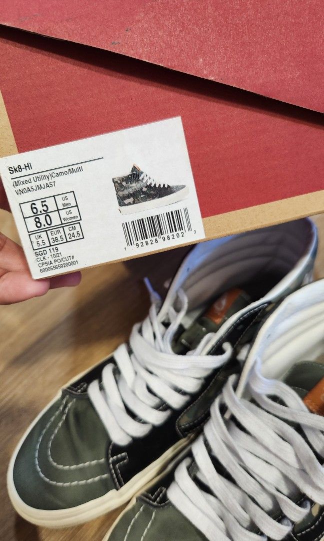 Vans Sk8 Hi Camou