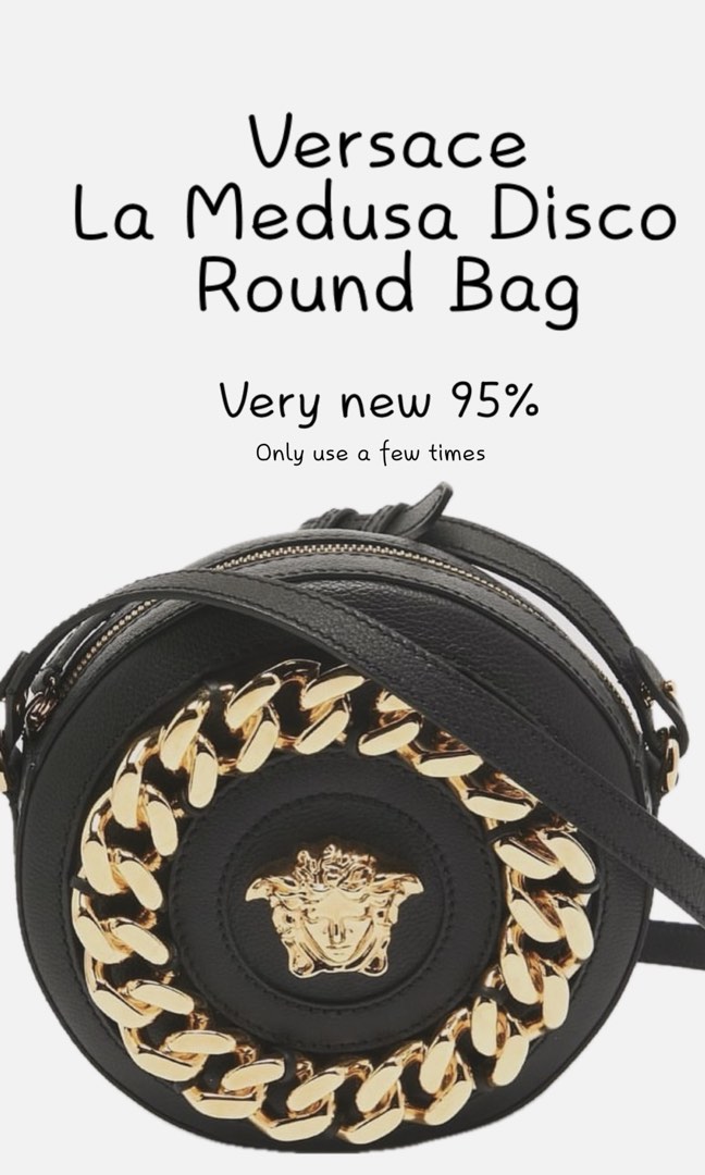 Versace round bag top