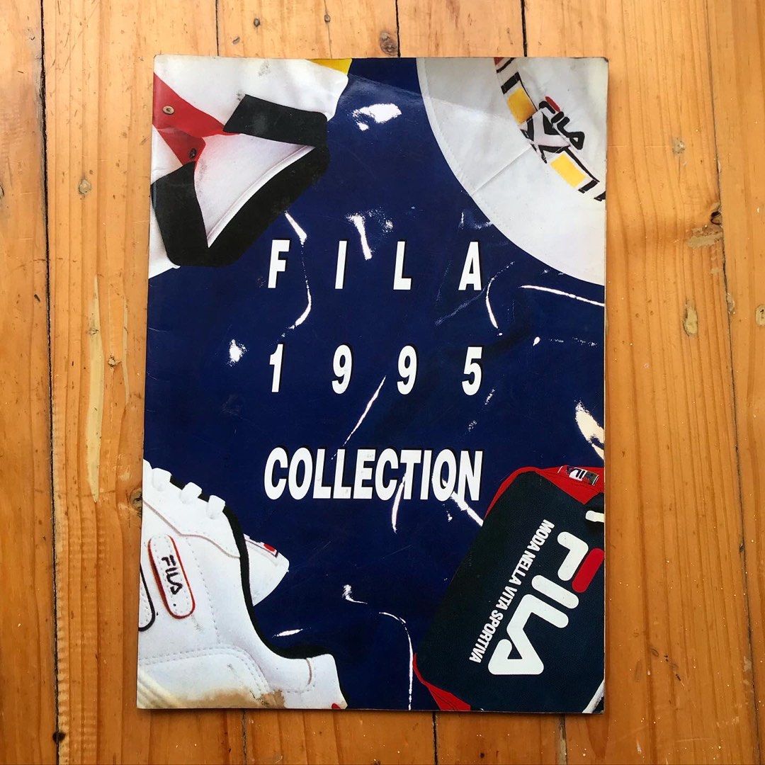 Vintage Fila 1995 Collection Catalogue Book Poster Big Book Fila