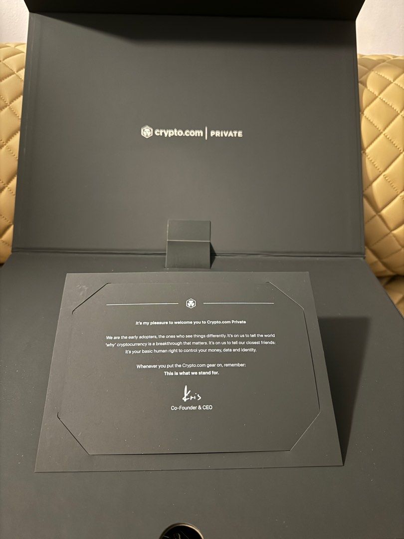 VIP Kit by crypto.com (Private), Food & Drinks, Gift Baskets & Hampers on  Carousell