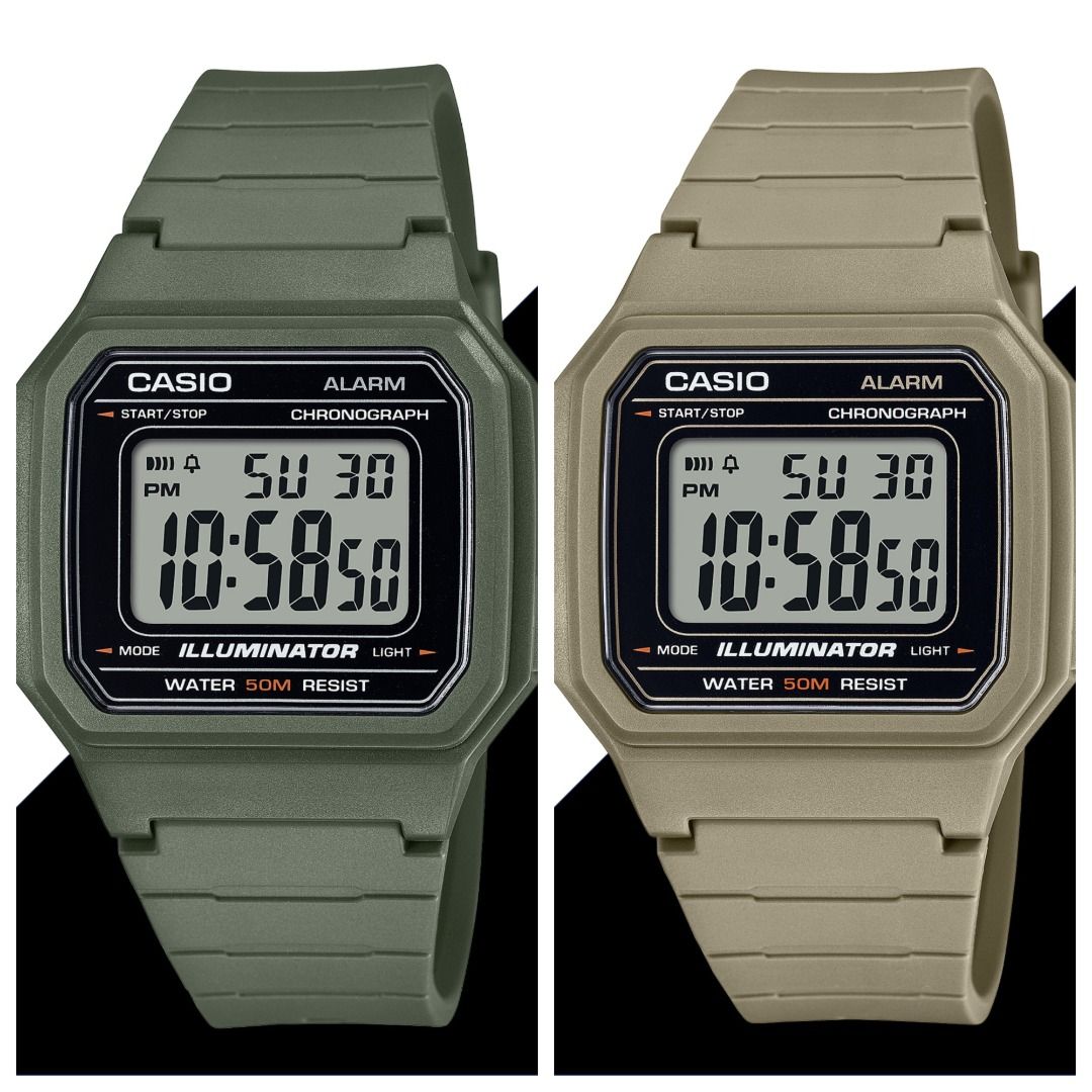 Casio w217 clearance