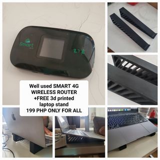 Well Used SMART 4G WIRELESS ROUTER + FREE 3d printed laptop stand