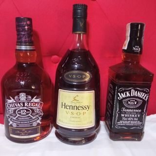 Chivas Regal Hennessy JD