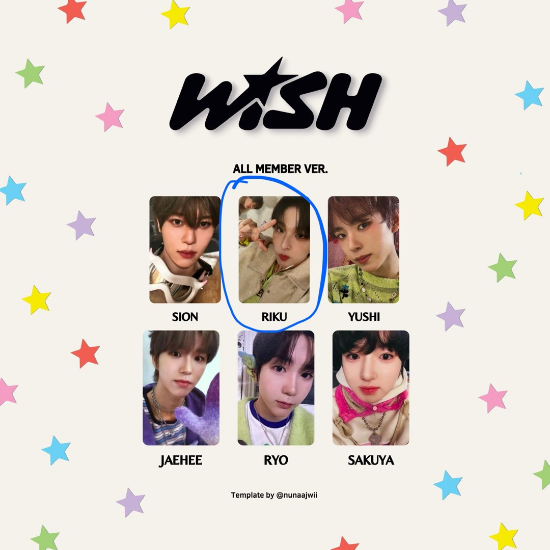 NCT WISH WISHFUL RIKU コンプリートSETトレカ10枚付 NCT WISH WISHFUL RIKU コンプリートSETトレカ10枚付 NCT WISH