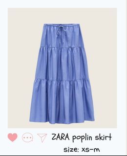 Zara Poplin Skirt