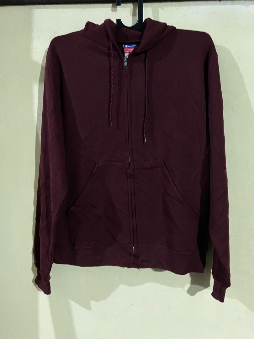 Zip hoodie champion mexico seperti baru, Fesyen Pria, Pakaian