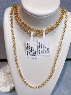 18K Japan Gold tauco necklace