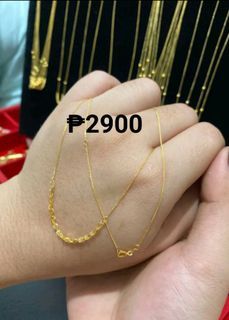 18K Saudi gold necklace pawnable 16-18 inches adjustable