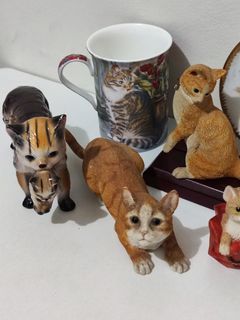 1pc leonardo collection cat figurine