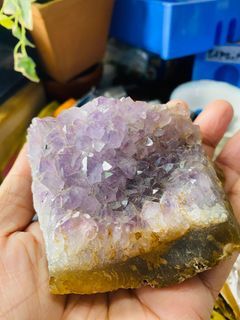 381Grams Natural Stone Deep Amethyst Quartz Crystal Cluster Specimen Therapy Crystal