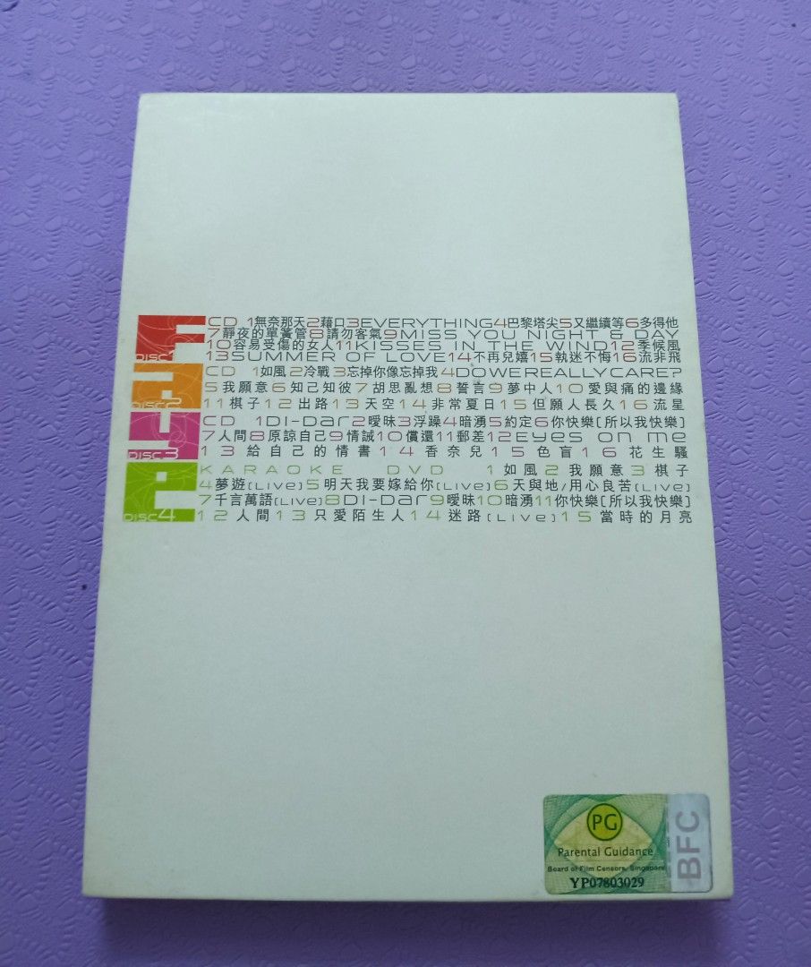 3CD+DVD) 王菲Faye Wong 情菲得意The 1st Complete Collection