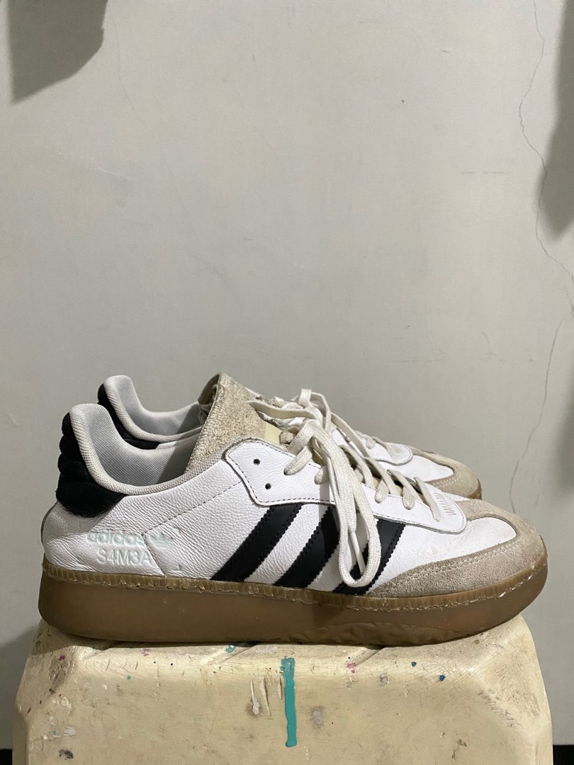 White Samba Boost Rm Adidas Mercedes Samba Shoes TikTok Shop