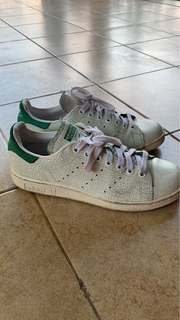 Adidas stan smith cracked leather online