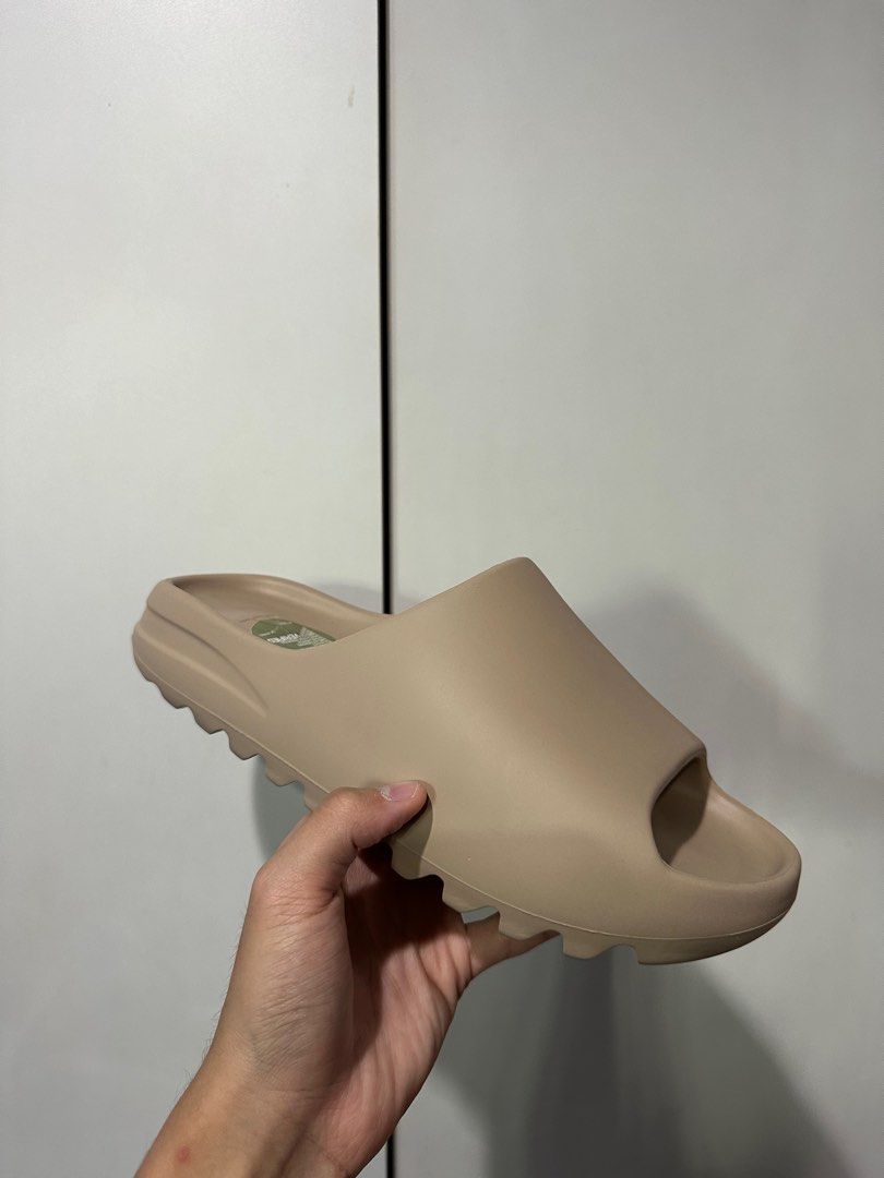 yeezy pure slide on feet