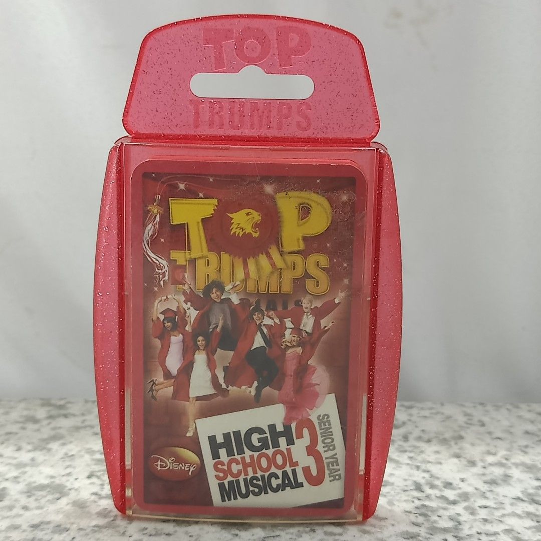 AJ102 Top Trumps High School Musical 3 Senior Year Card Game from UK for  90, Hobbies & Toys, Toys & Games on Carousell