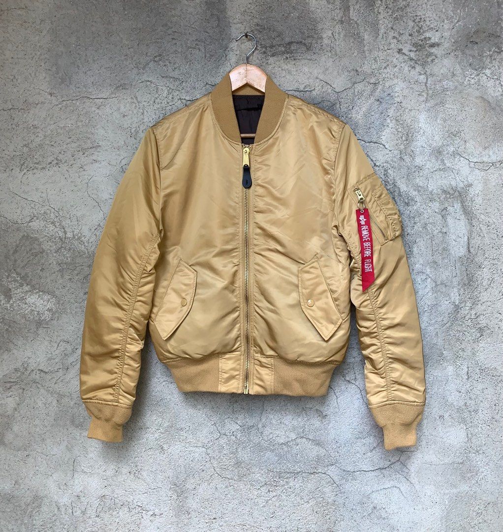 ALPHA INDUSTRIES MA 1 FLIGHT REVERSIBLE BOMBER JACKET Men s Fashion Coats Jackets and Outerwear on Carousell