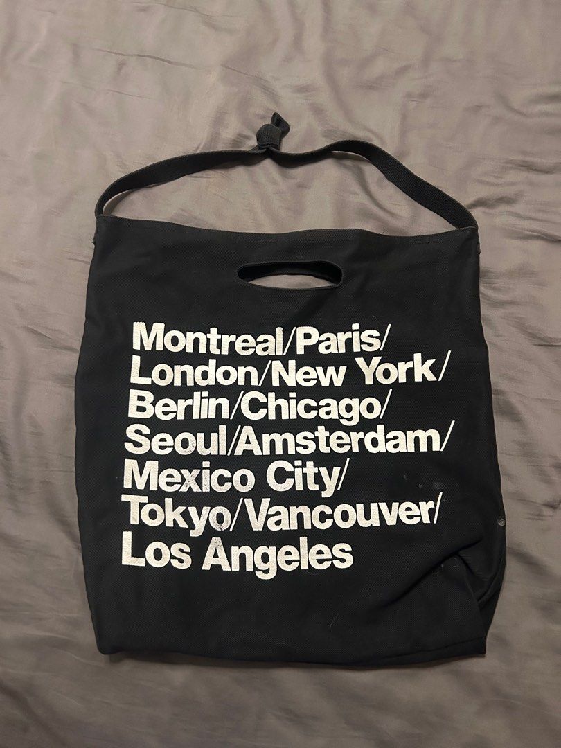 American Apparel city tote bag black