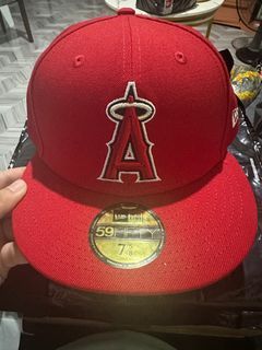 Anaheim Angels MLB AC Perf Red 59FIFTY Fitted Cap (ESSENTIAL)