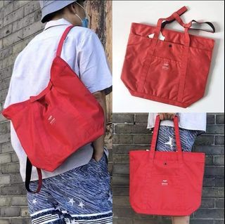 Anello Two-way Tote Bag - red