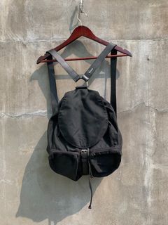 Archival Helmut Lang Leather Strapped Rucksack