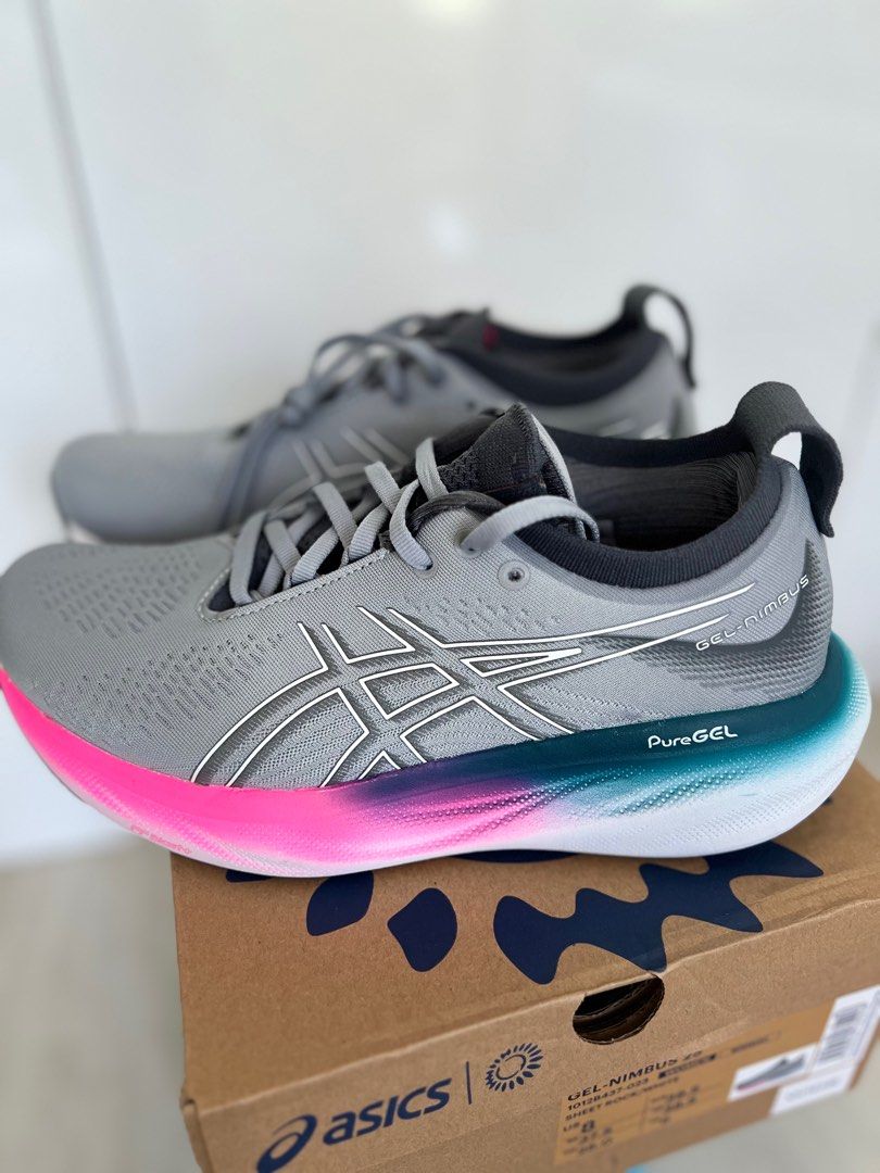 ASICS Gel Nimbus 25 wide Women s Fashion Footwear Sneakers on Carousell