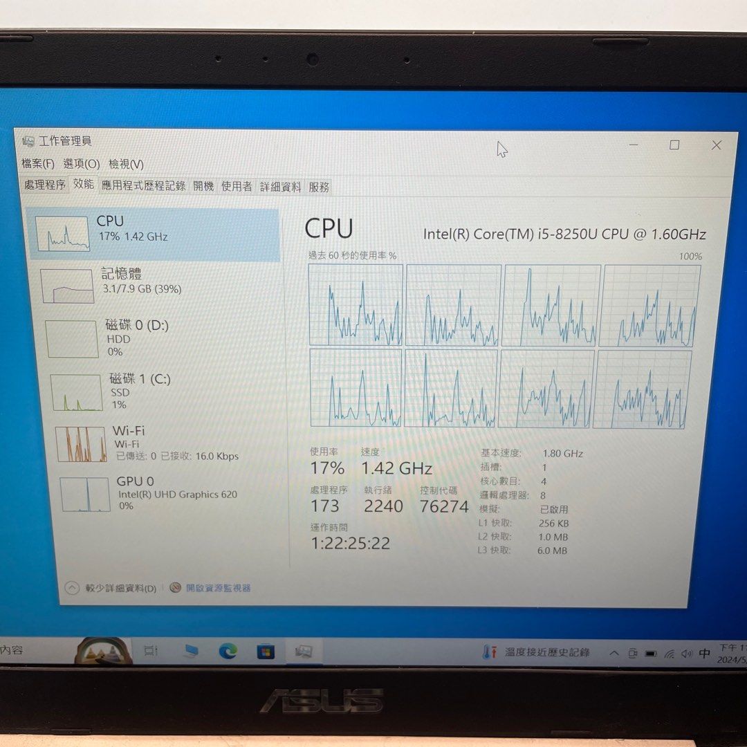 Asus S410U I5 8代 8G ram 128G SSD + 500G HDD intel 筆電 照片瀏覽 2
