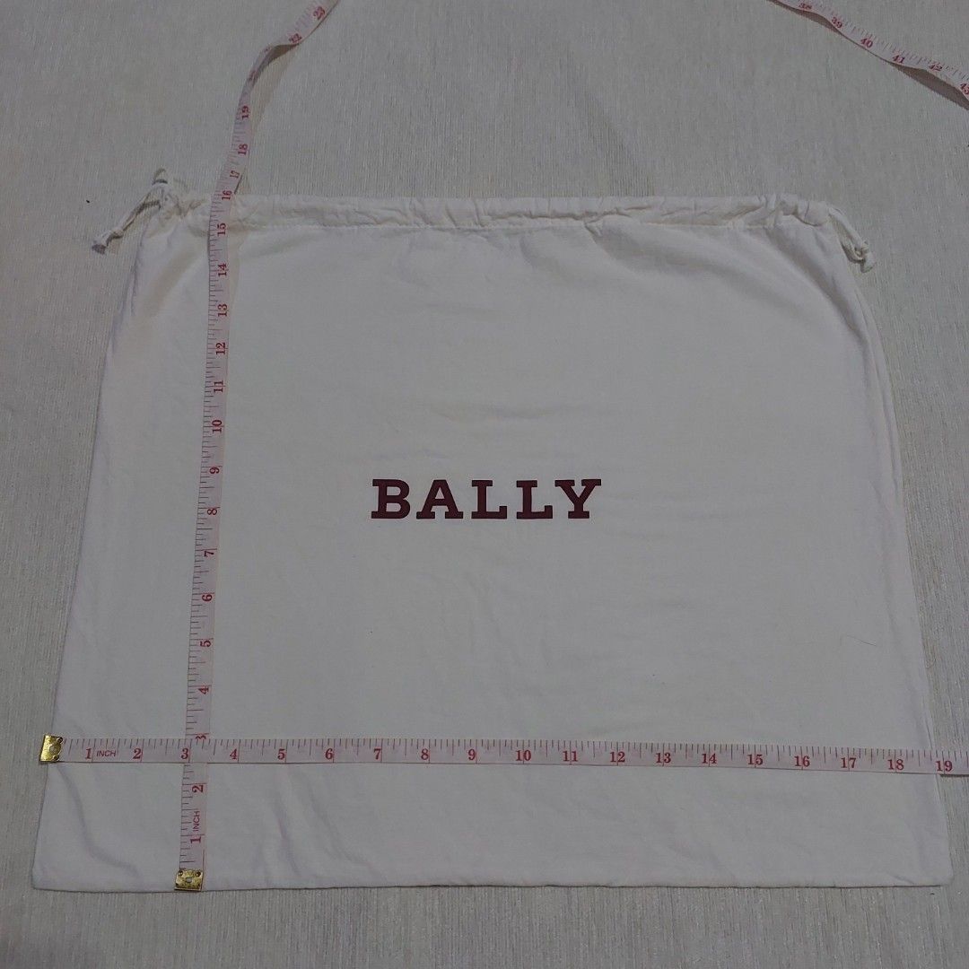 Authentic Bally dust bag 16x19 inches (Category: Luxury Bags & Wallets) located in Manila. Submitted by jfluxury.co (Listing ID 1303412722, Image 3). Description: excellent condition no flaws bought in Japan 🇯🇵 💯% Authentic. 😊 Money back guarantee. 😊 Clean and ready to use na po.