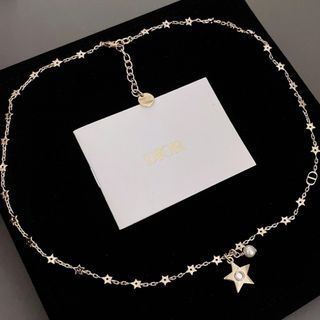 Authentic Christian Dior Star Necklace