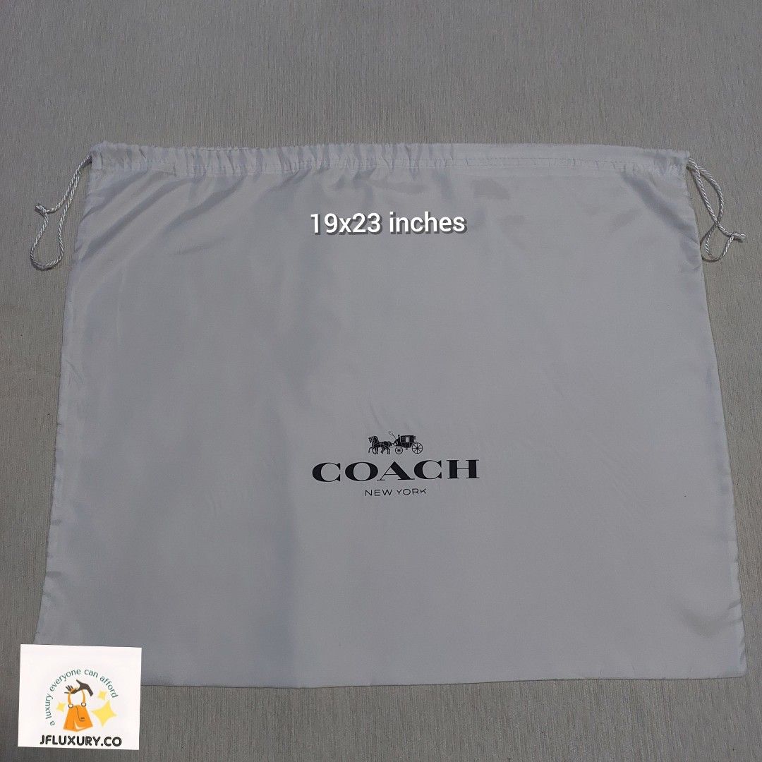Original coach dust bag hot sale