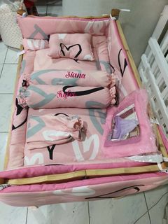 Baby Crib and Beddings - Customized