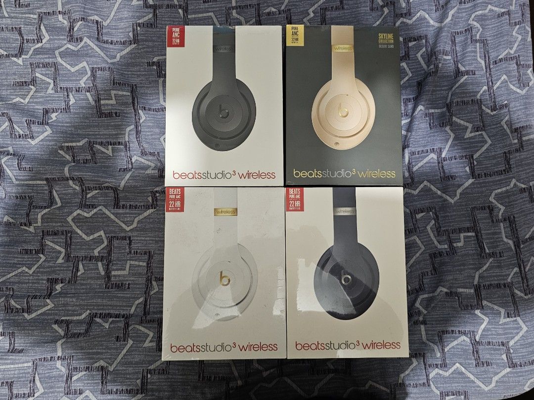 Beats Studio 3 Wireless (Category: Headphones & Headsets) located in San Miguel. Submitted by rrshopstore (Listing ID 1303395717, Image 1). Description: 100% Original Beats by dre. Color: Gray, Desert Sand, Blue and White.