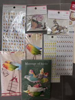 Bird Stickers & Gift Set