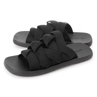 Bottega Veneta Sandals Intrecciato Black