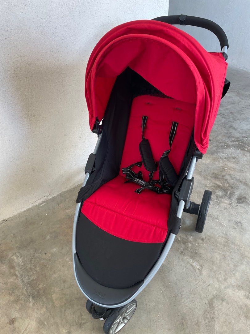 Britax flexx stroller red top