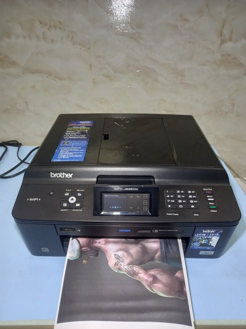 Brother Printer MFC-J625DW ( Come with refill cartridge, ink full)(I ...