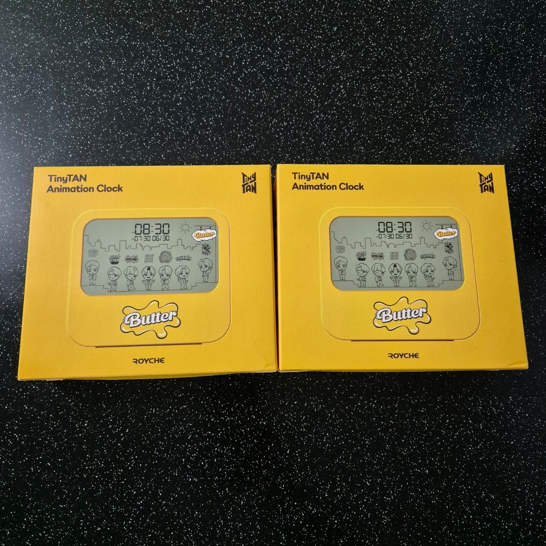 BTS Tinytan Animation Clock (Category: K-Wave Merchandise) located in Pasig City. Submitted by j3mdshop (Listing ID 1303369508, Image 1). Description: BTS Tinytan Animation Clock Sealed 1 pc left MOP: Gcash or BPI MOD: Sdd (within Metro Manila) or J&T.