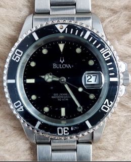 BULOVA DIVERS SUB Ref.  1D16M Stainles Stainless Steel Automatic MENS 40mm Watch