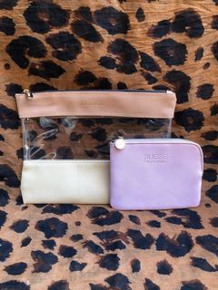 BUNDLE ITEMS — ELENA ORGANIC VANITY POUCH and SUISE PROGRAMME COIN PURSE/Mini Pouch