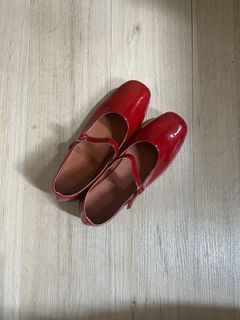 Burgundy Red Mary Janes